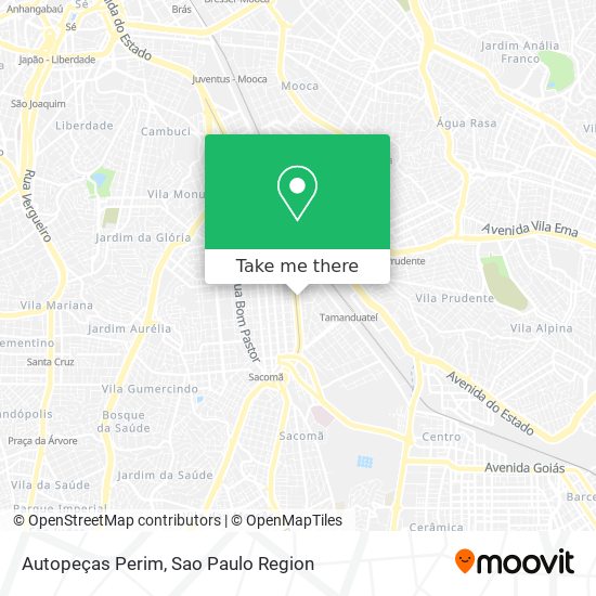 Autopeças Perim map