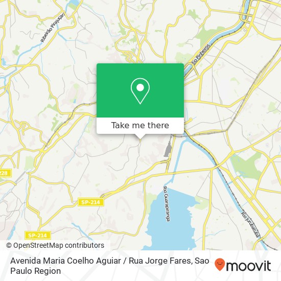 Mapa Avenida Maria Coelho Aguiar / Rua Jorge Fares