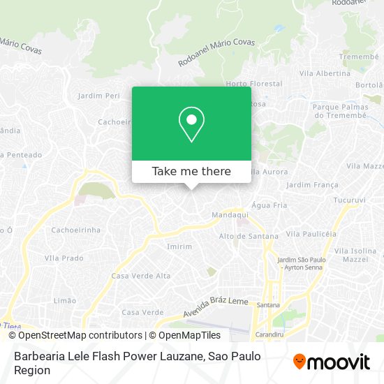 Barbearia Lele Flash Power Lauzane map