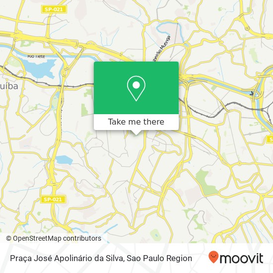 Mapa Praça José Apolinário da Silva