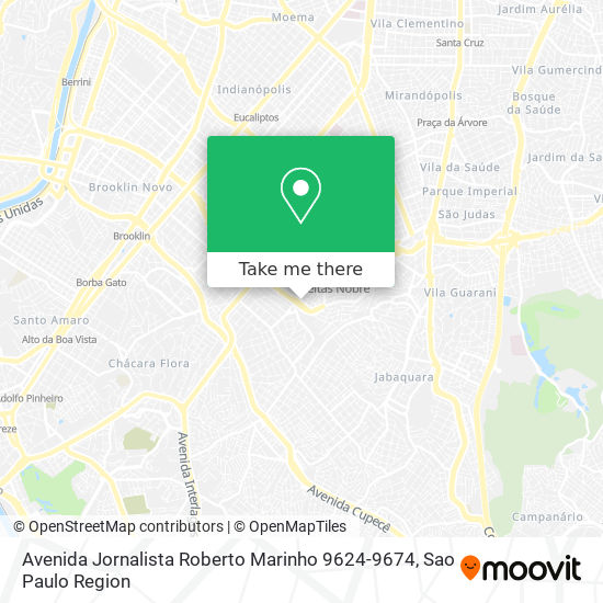 Avenida Jornalista Roberto Marinho 9624-9674 map