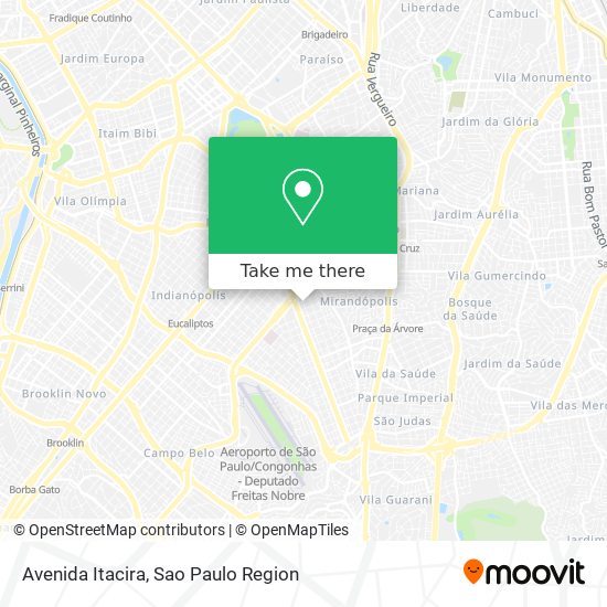 Mapa Avenida Itacira