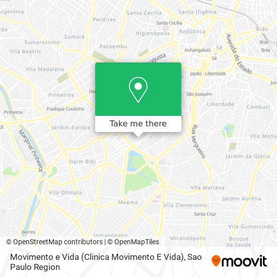 Movimento e Vida (Clinica Movimento E Vida) map