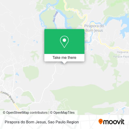 Pirapora do Bom Jesus map