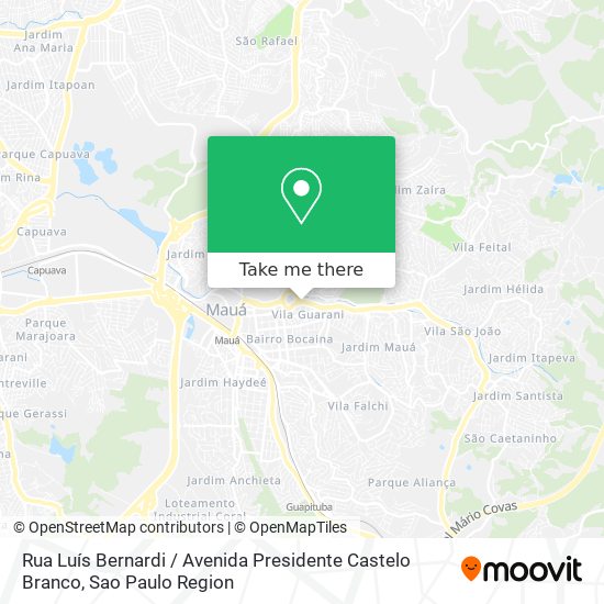 Rua Luís Bernardi / Avenida Presidente Castelo Branco map