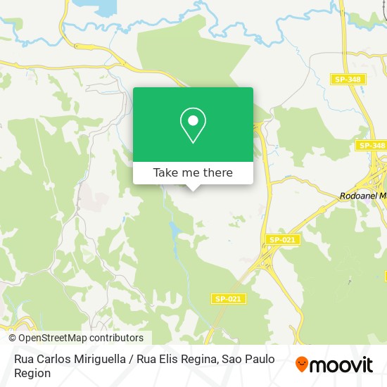 Rua Carlos Miriguella / Rua Elis Regina map