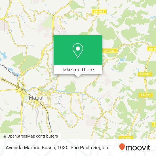 Mapa Avenida Martino Basso, 1030