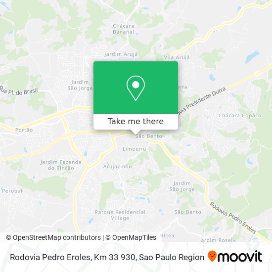 Rodovia Pedro Eroles, Km 33 930 map