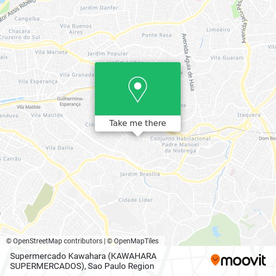 Mapa Supermercado Kawahara (KAWAHARA SUPERMERCADOS)