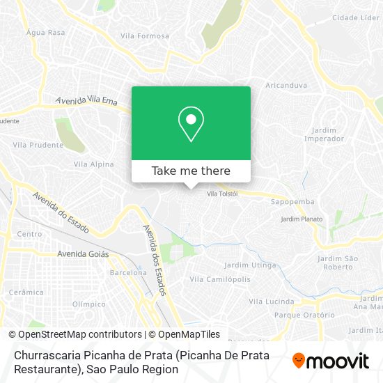 Mapa Churrascaria Picanha de Prata (Picanha De Prata Restaurante)