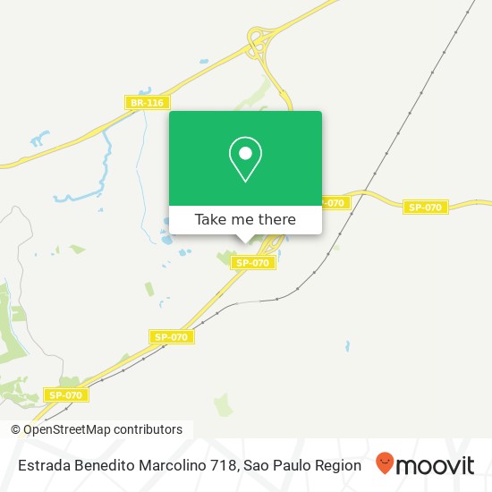 Mapa Estrada Benedito Marcolino 718