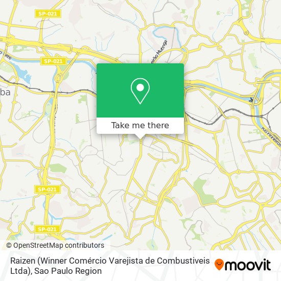 Mapa Raizen (Winner Comércio Varejista de Combustiveis Ltda)