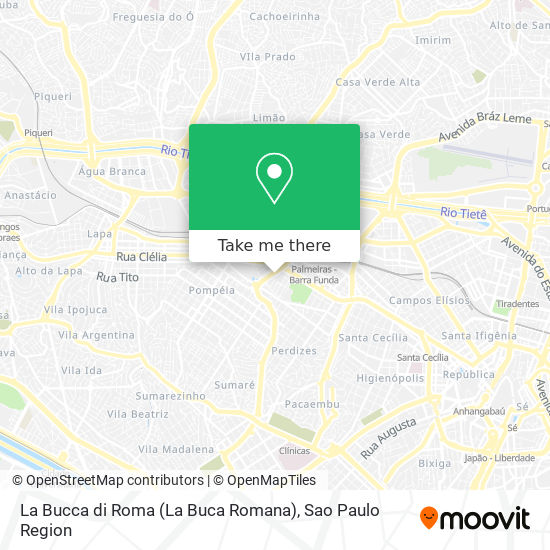 La Bucca di Roma (La Buca Romana) map