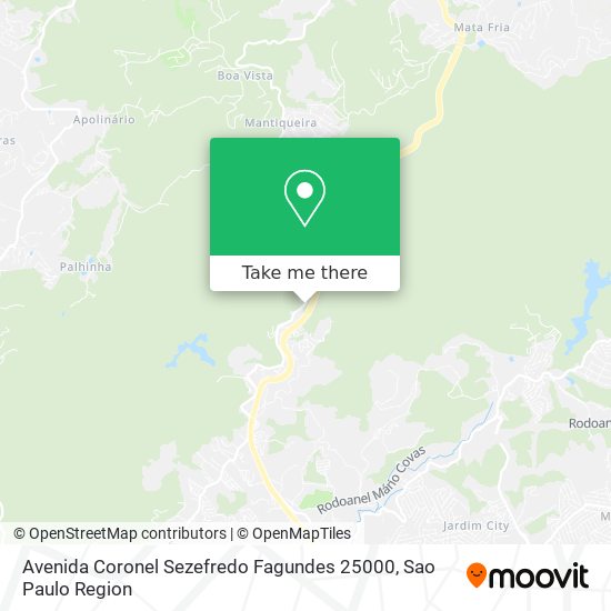 Avenida Coronel Sezefredo Fagundes 25000 map