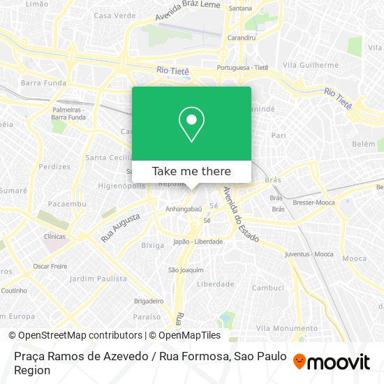 Praça Ramos de Azevedo / Rua Formosa map