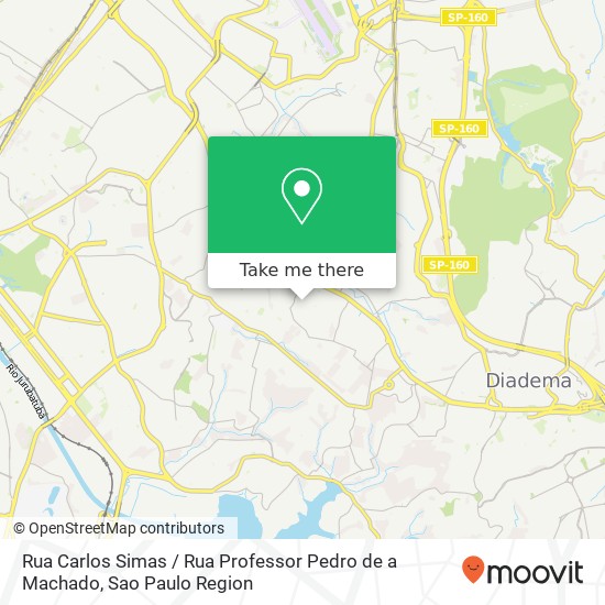 Rua Carlos Simas / Rua Professor Pedro de a Machado map