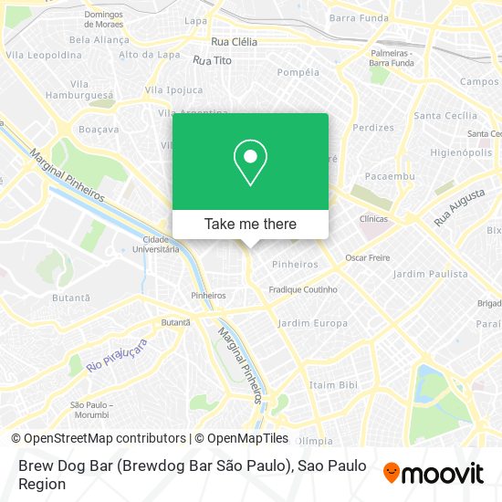 Brew Dog Bar (Brewdog Bar São Paulo) map