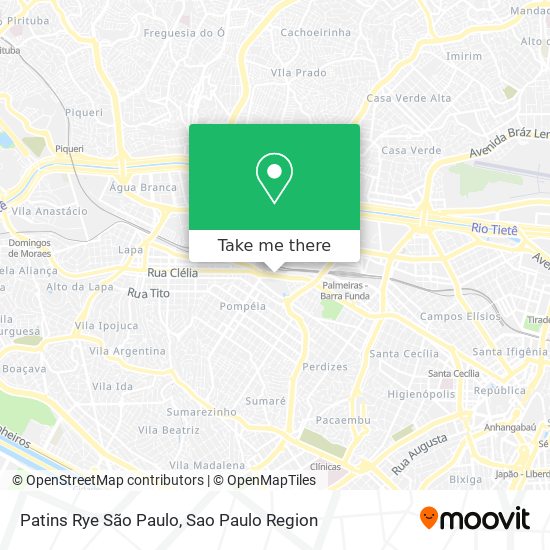 Patins Rye São Paulo map