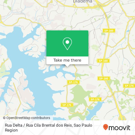 Mapa Rua Delta / Rua Cila Brental dos Reis