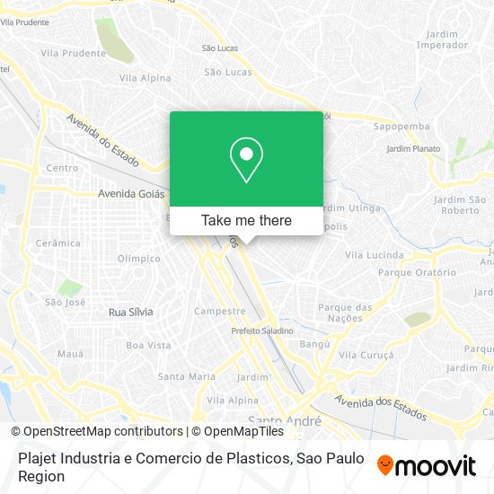 Plajet Industria e Comercio de Plasticos map