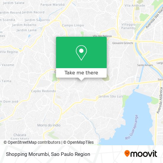 Mapa Shopping Morumbi