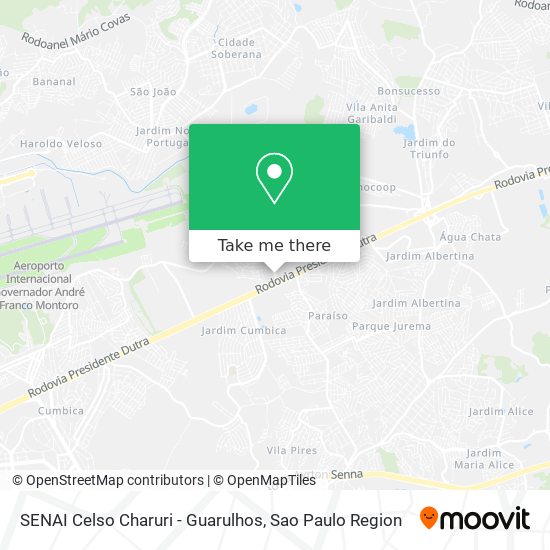 SENAI Celso Charuri - Guarulhos map