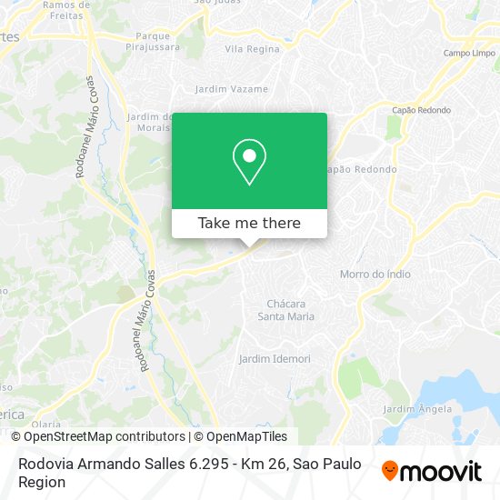 Rodovia Armando Salles 6.295 - Km 26 map