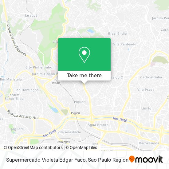 Supermercado Violeta Edgar Faco map