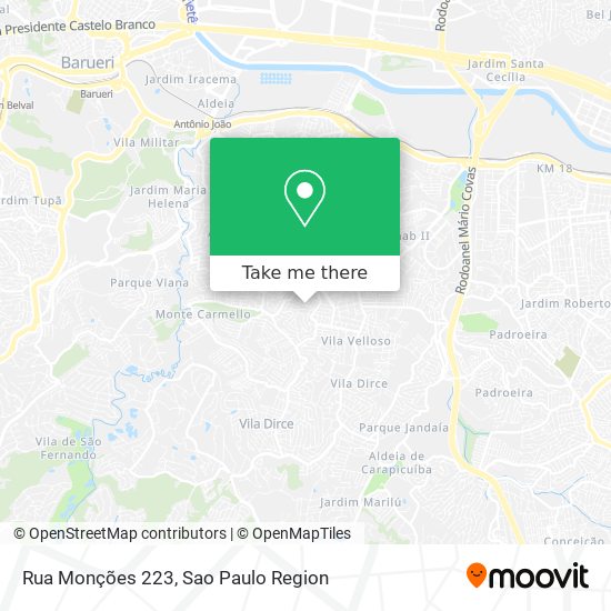 Rua Monções 223 map