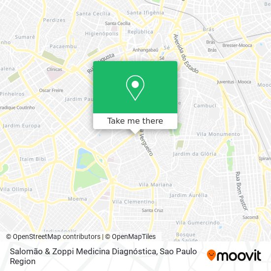 Salomão & Zoppi Medicina Diagnóstica map