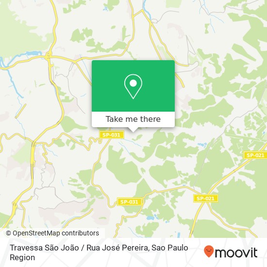 Travessa São João / Rua José Pereira map