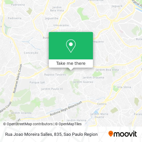 Rua Joao Moreira Salles, 835 map
