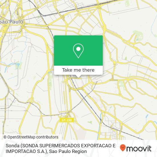 Sonda (SONDA SUPERMERCADOS EXPORTACAO E IMPORTACAO S.A.) map