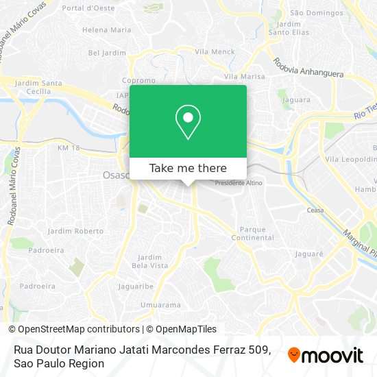 Rua Doutor Mariano Jatati Marcondes Ferraz 509 map