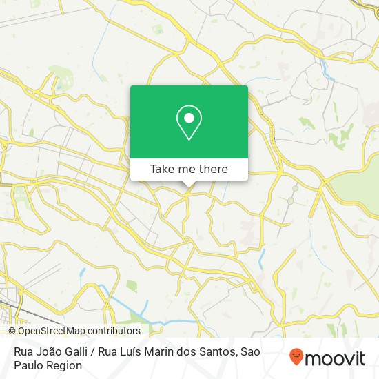 Rua João Galli / Rua Luís Marin dos Santos map