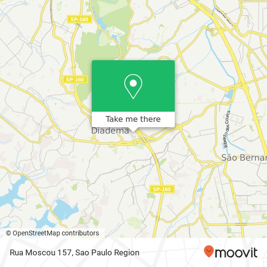 Rua Moscou 157 map