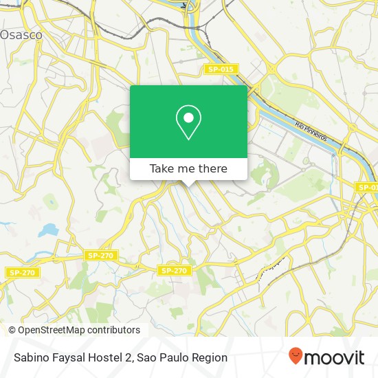 Mapa Sabino Faysal Hostel 2