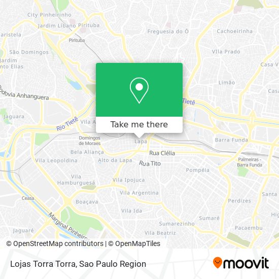Mapa Lojas Torra Torra