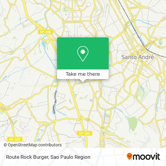 Mapa Route Rock Burger