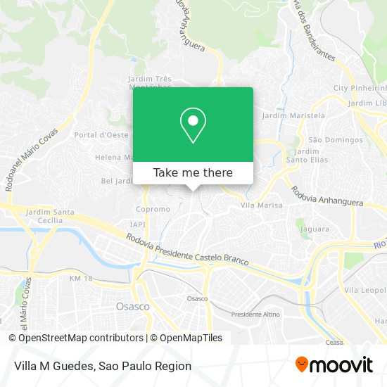 Villa M Guedes map
