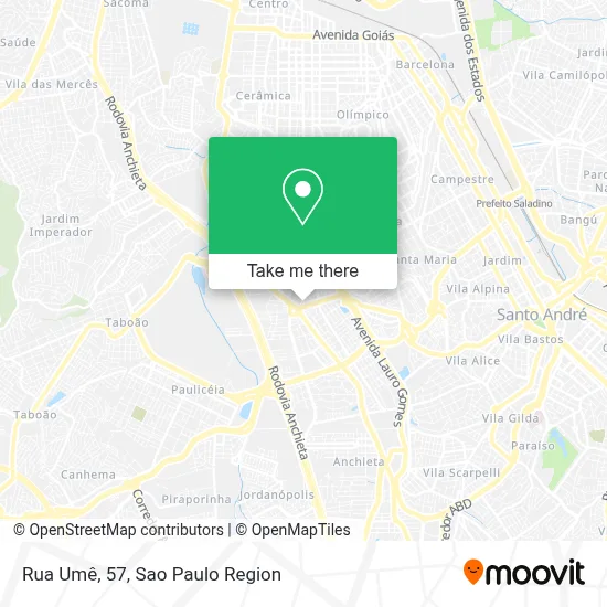 Rua Umê, 57 map