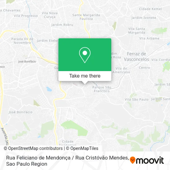 Rua Feliciano de Mendonça / Rua Cristóvão Mendes map