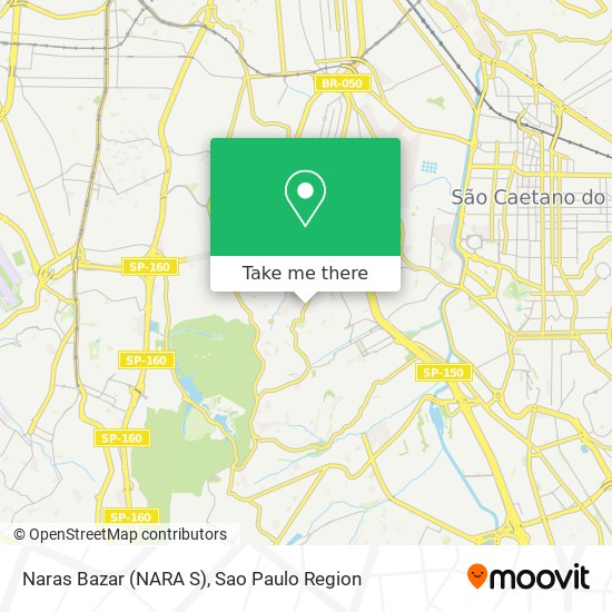 Mapa Naras Bazar (NARA S)