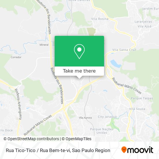 Rua Tico-Tico / Rua Bem-te-vi map