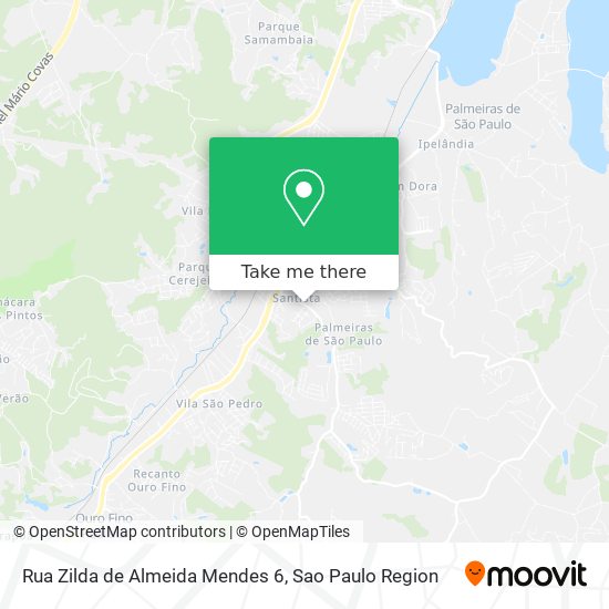Rua Zilda de Almeida Mendes 6 map