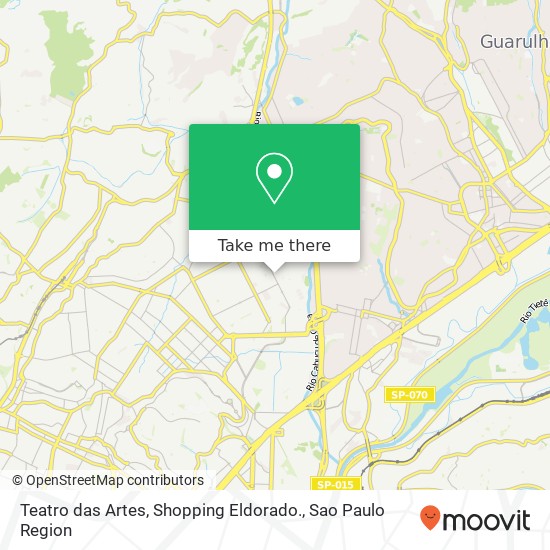 Teatro das Artes, Shopping Eldorado. map