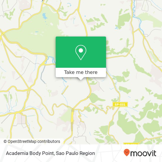 Mapa Academia Body Point