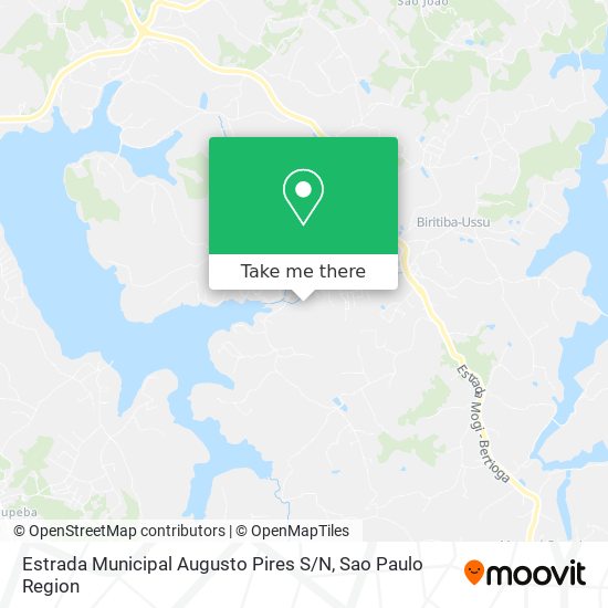 Estrada Municipal Augusto Pires S / N map