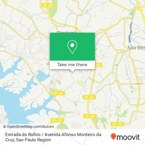 Estrada do Rufino / Avenida Afonso Monteiro da Cruz map