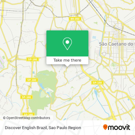 Discover English Brazil map